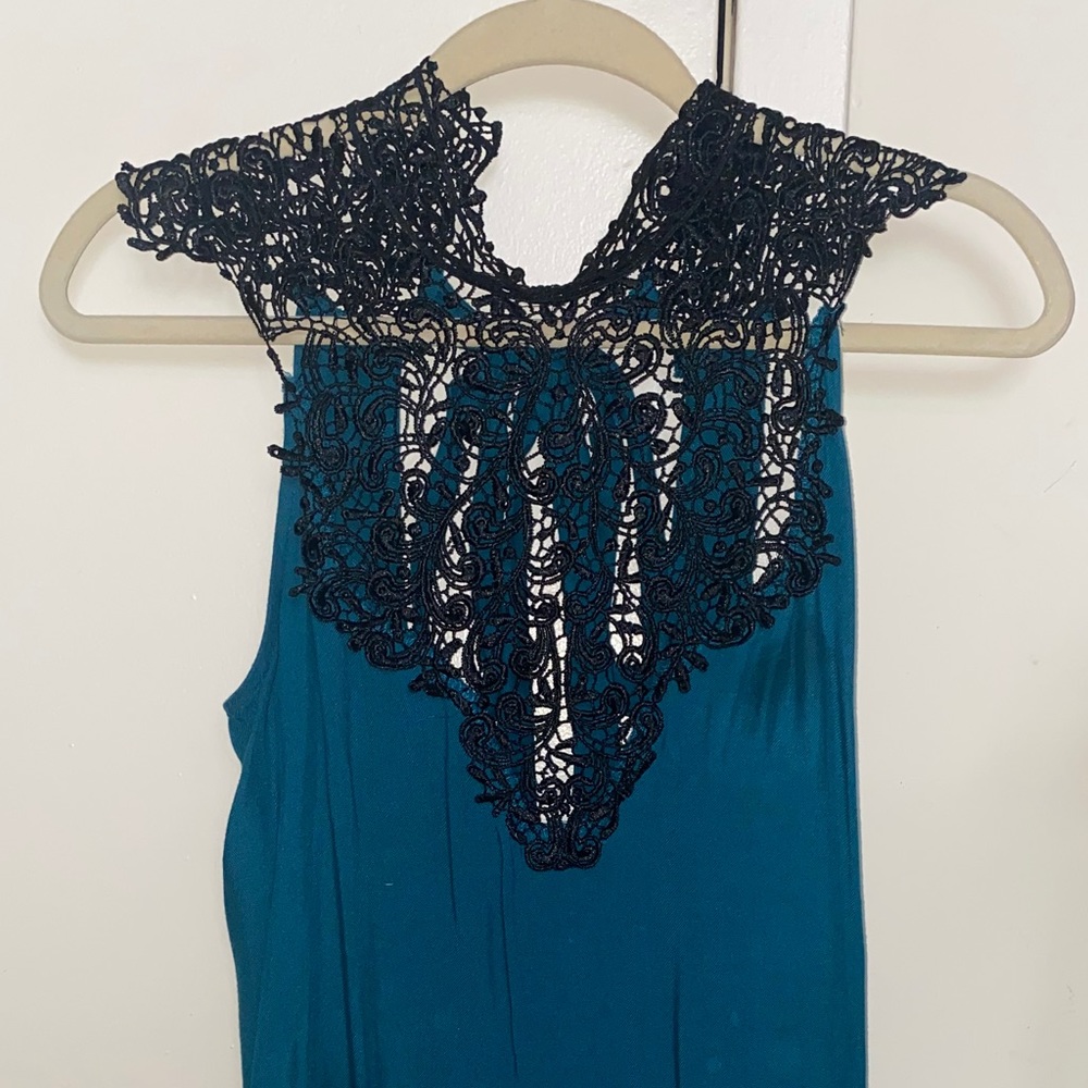 Mini dress beautiful front lace